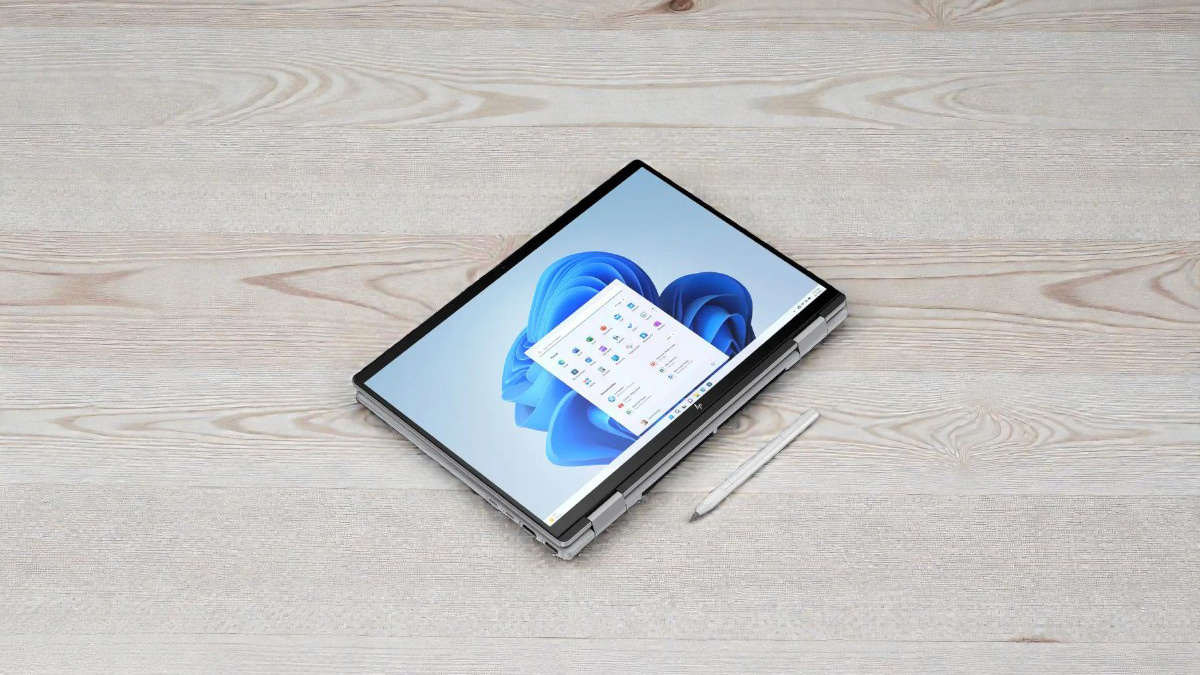Thiết kế kim loại gập 360 độ của HP Envy x360 14-FA0093AU