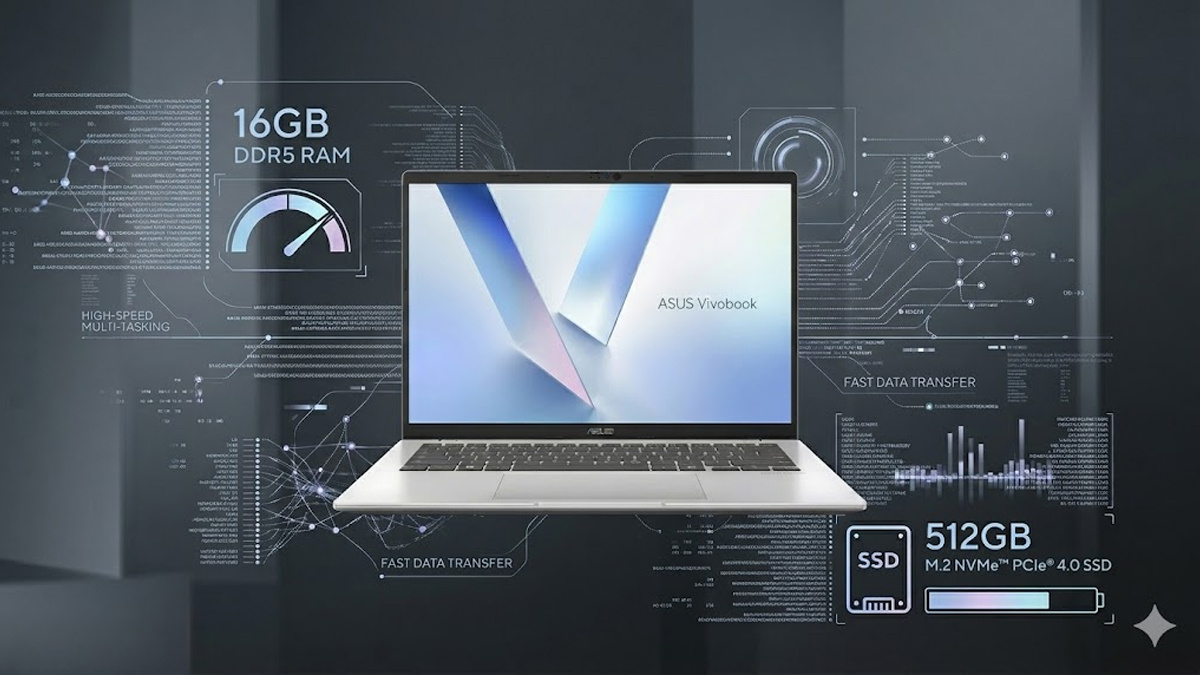 Dung lượng lưu trữ của ASUS Vivobook 14 M1407KA-LY849W