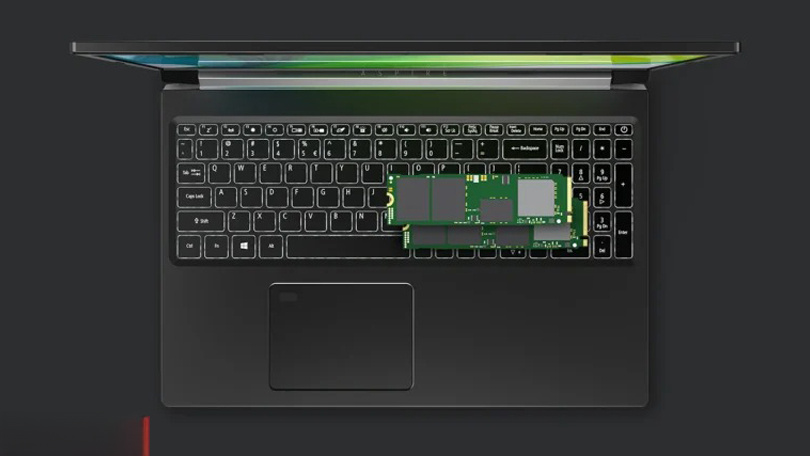 RAM 16GB và SSD 512GB của Acer Aspire 7 A715-59G-57TU