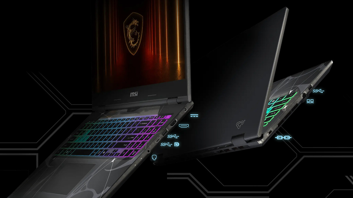 Pin và cổng kết nối MSI Cyborg 15 B13WEKG-676VN