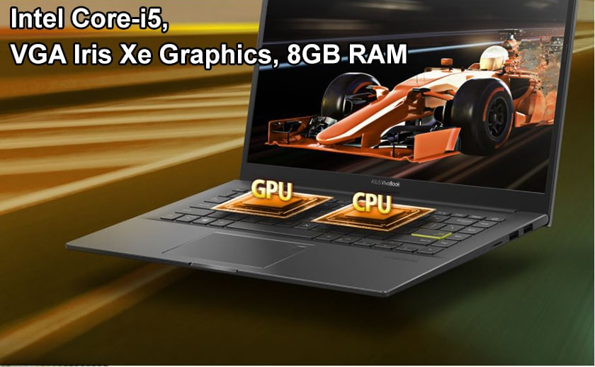 Core i5 và Iris Xe trên ASUS VivoBook 14 A415EA