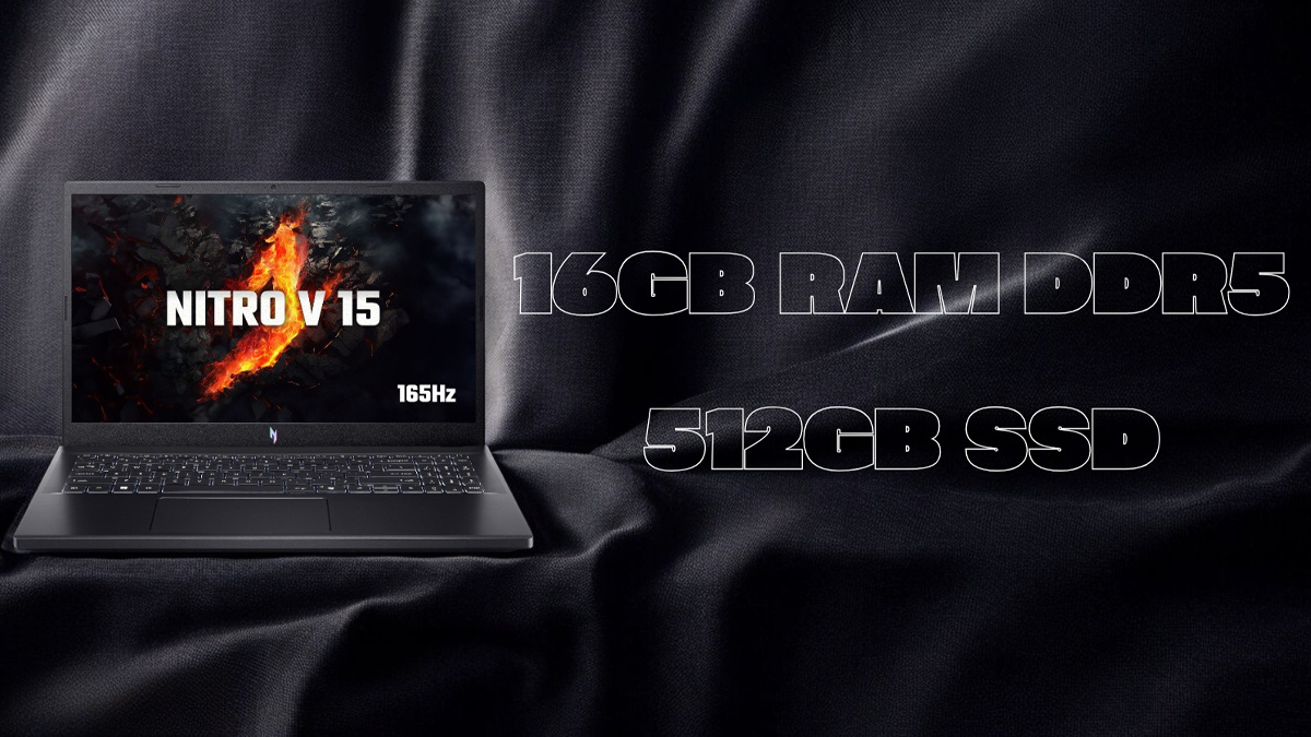 RAM DDR5 và SSD của Acer Nitro V 15 ANV15-41-R732