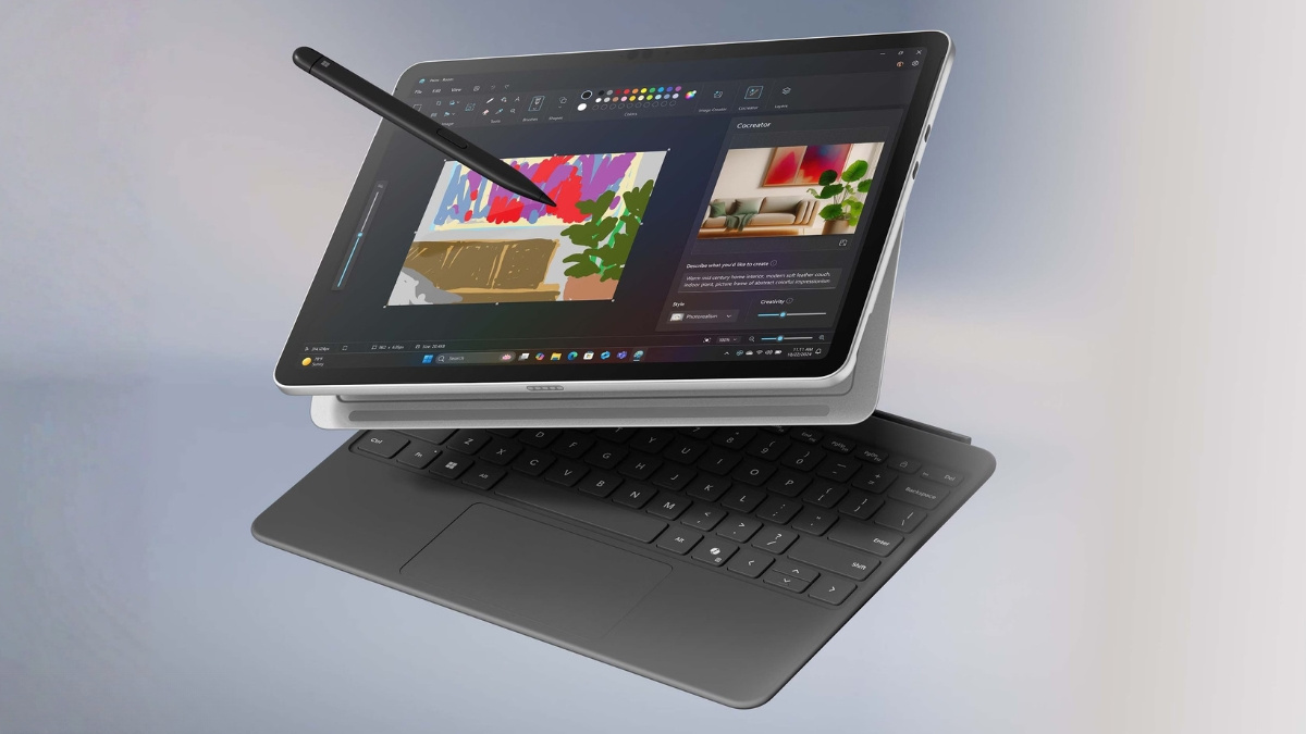 Thiết kế 2 trong 1 vỏ nhôm siêu mỏng nhẹ của Surface Pro 12 inch X Plus 16GB 512GB