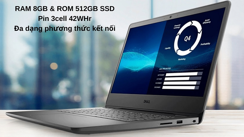 RAM 8GB và SSD 512GB của Dell Vostro 3405