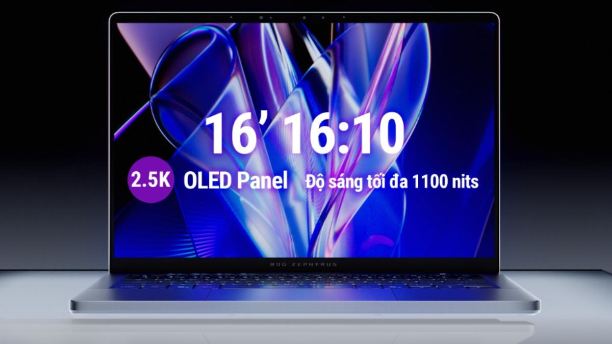 Màn hình OLED của ASUS ROG Zephyrus G16 GU606AW-TB121W