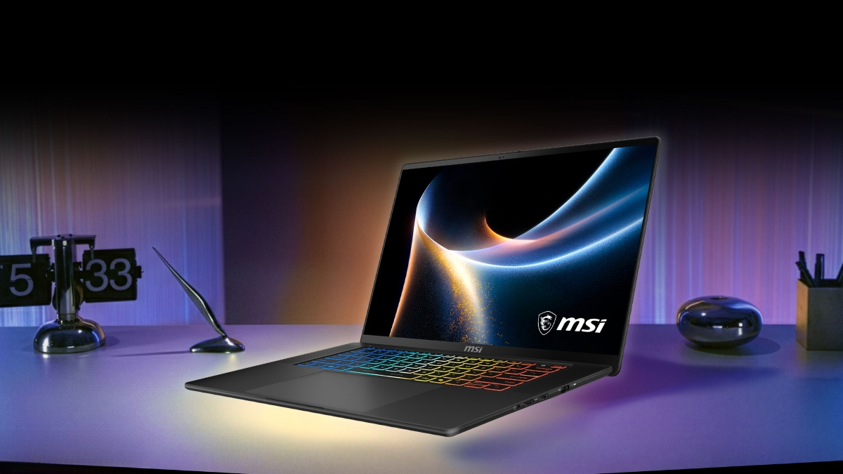 Vỏ kim loại của MSI Stealth 16 AI+ B3WG-008VN