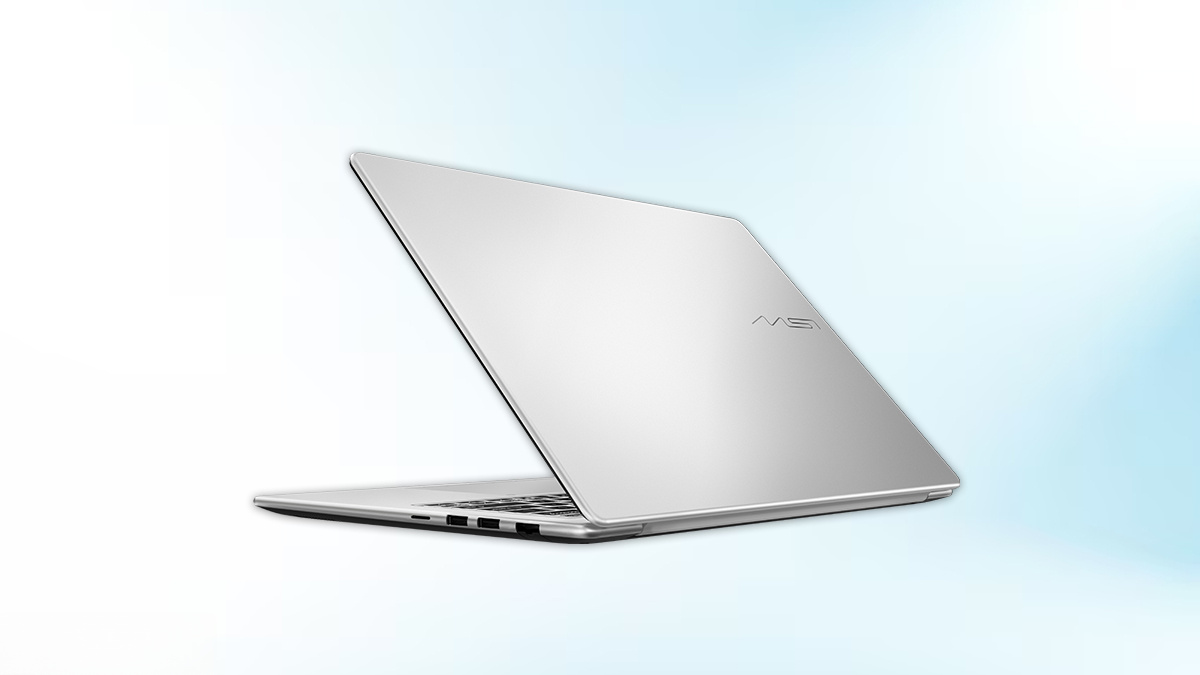 Thiết kế màu Urban Silver của MSI Modern 14S G3MG-003VN
