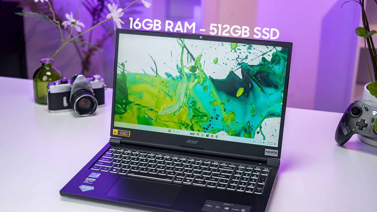 RAM và SSD của Acer Aspire 7 A715-59G-79XF