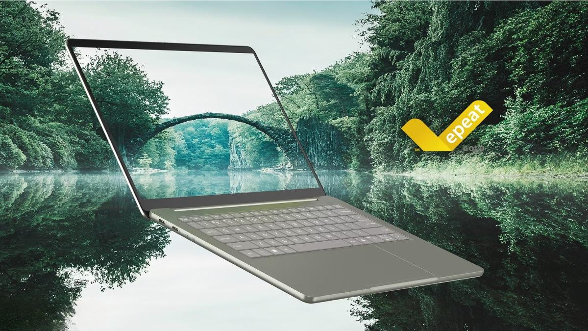 Thiết kế màu xanh lá Acer Swift Air 14 SFA14-I31-52BV