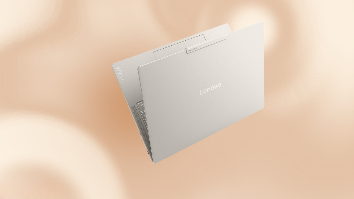 Thiết kế màu trắng kem của Lenovo Yoga Slim 7 14IPH11 83QM002EVN