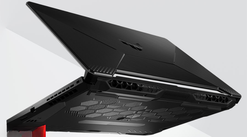 Thiết kế Graphite Black của ASUS TUF Gaming F15 FX506HC-HN144W