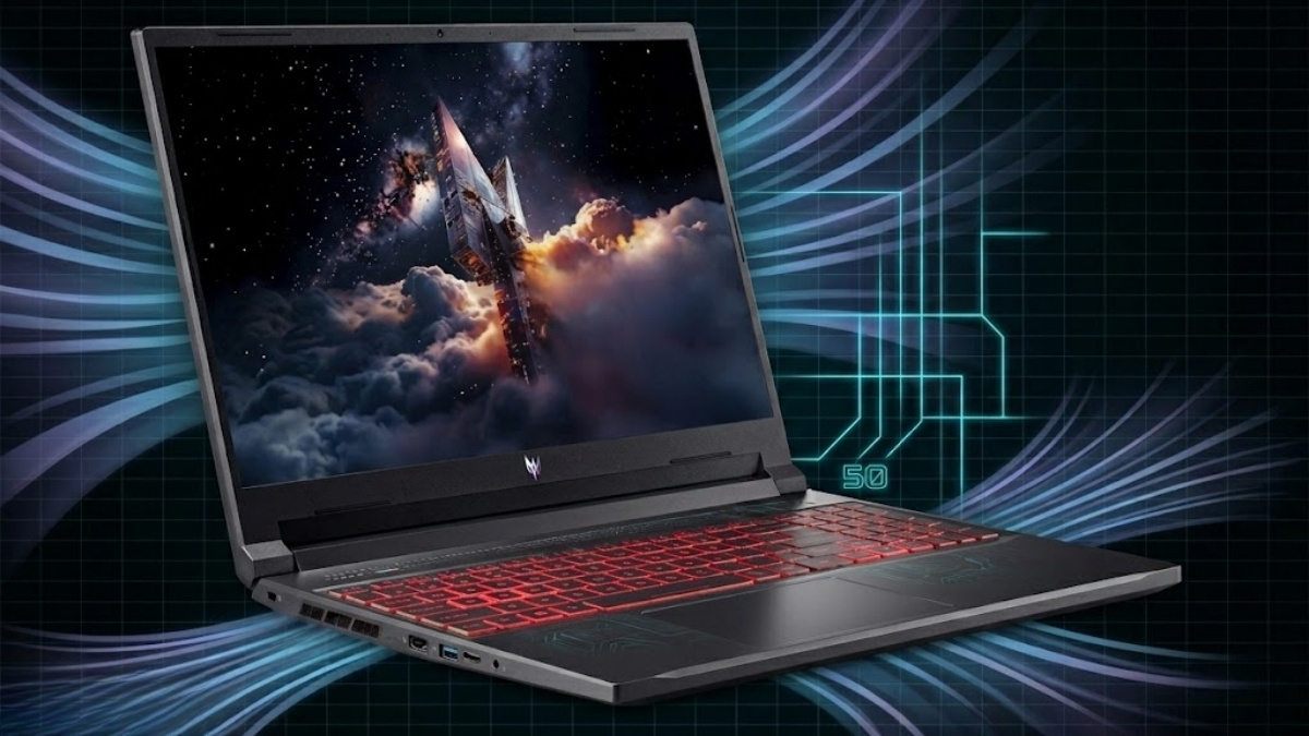 Card RTX 5060 8GB GDDR7 trên Acer Nitro V 16 ANV16-72-71T9