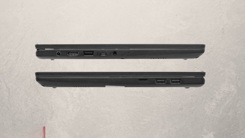 Cổng kết nối bên trái MSI Modern 14 C12MO-660VN