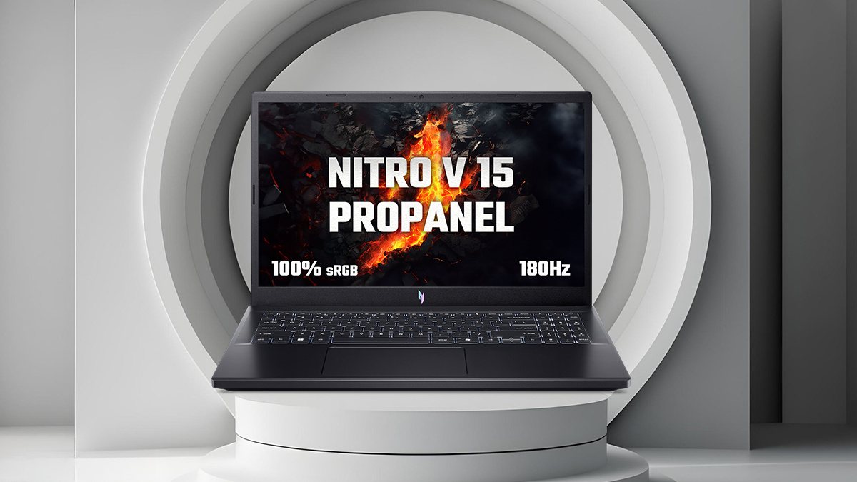 Pin 57Wh và cổng kết nối của Acer Nitro V 15 ANV15-41-R0Y4