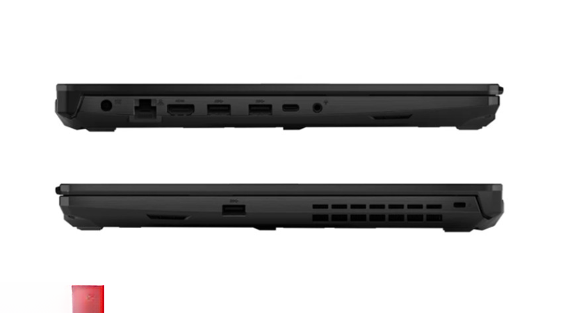 Cổng kết nối của ASUS TUF Gaming F15 FX506HC-HN144W