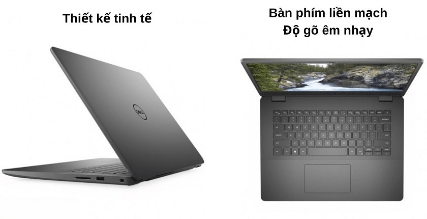 Thiết kế màu đen của Dell Vostro 3405 70227396
