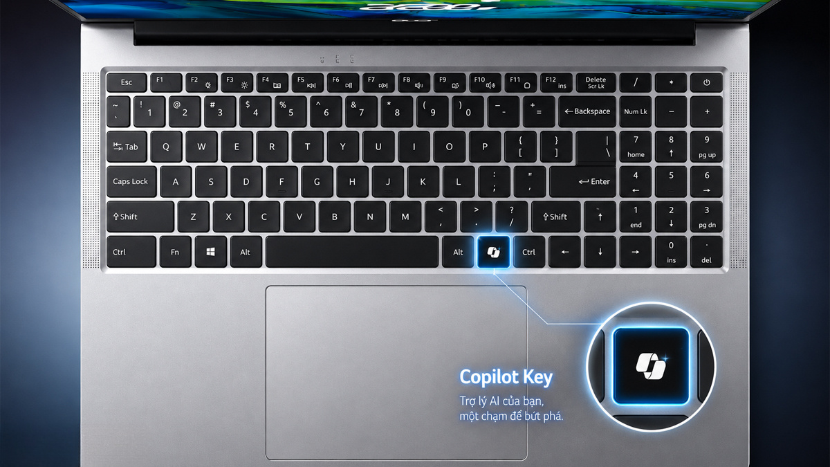 Công nghệ AI trên Acer Aspire Lite 16 AI AL16-71P-582Q
