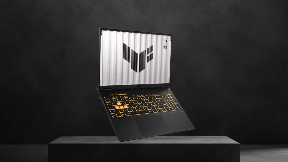 Thiết kế Jaeger Gray của ASUS TUF Gaming F16 FX608JHI-TU210W