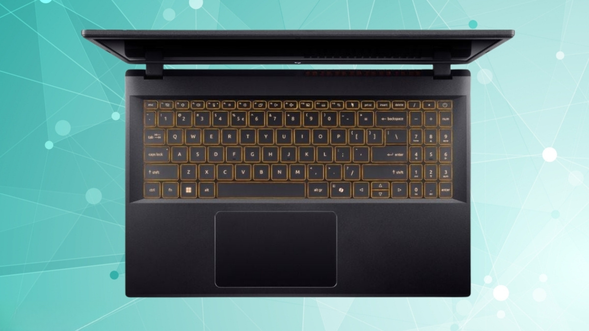 Bàn phím đèn nền hổ phách của Acer Nitro V 15 ANV15-52-50RB