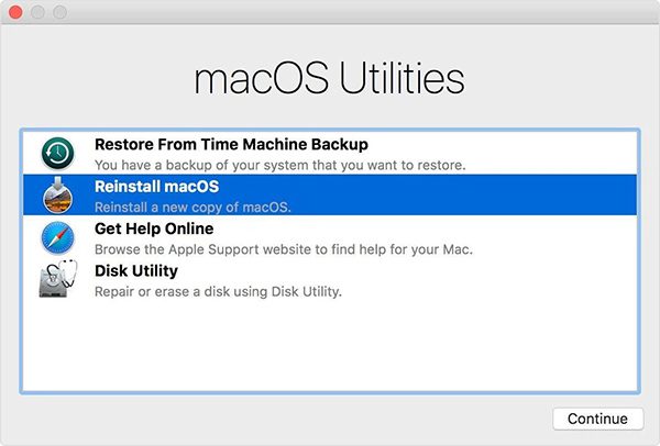 Khởi động Recovery Mode để khắc phục Macbook không lên màn hình