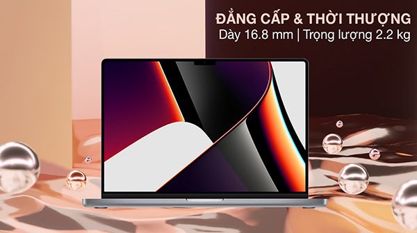 Thiết kế MacBook sang trọng, đẳng cấp, chuẩn khí chất doanh nhân