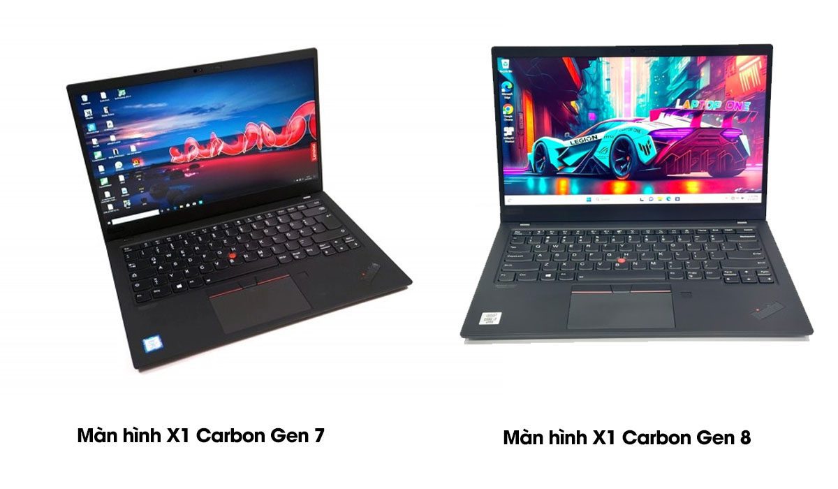 So sánh X1 Carbon Gen 7 và Gen 8 có gì khác biệt?