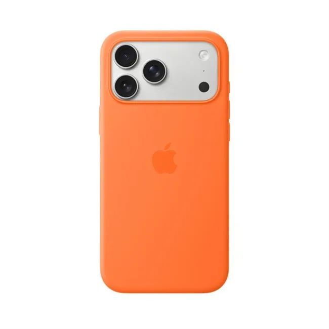 Ốp lưng MagSafe iPhone 17 Pro Max Silicone Apple màu Cam – ảnh 23