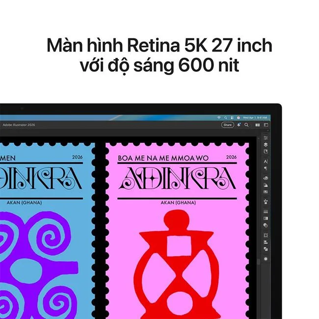 Studio Display 27 inch 5K Nano Chân đế điều chỉnh MFF04SA/A màu Bạc – ảnh 5