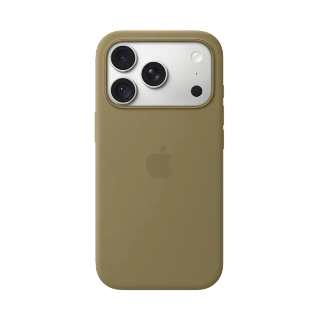 Ốp lưng MagSafe iPhone 18 Pro silicone Apple màu Xanh Oliu – ảnh 7