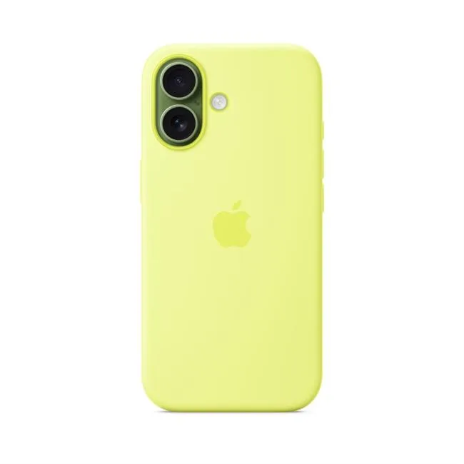 Ốp lưng MagSafe iPhone 17 Silicone Apple màu Vàng nhạt – ảnh 24