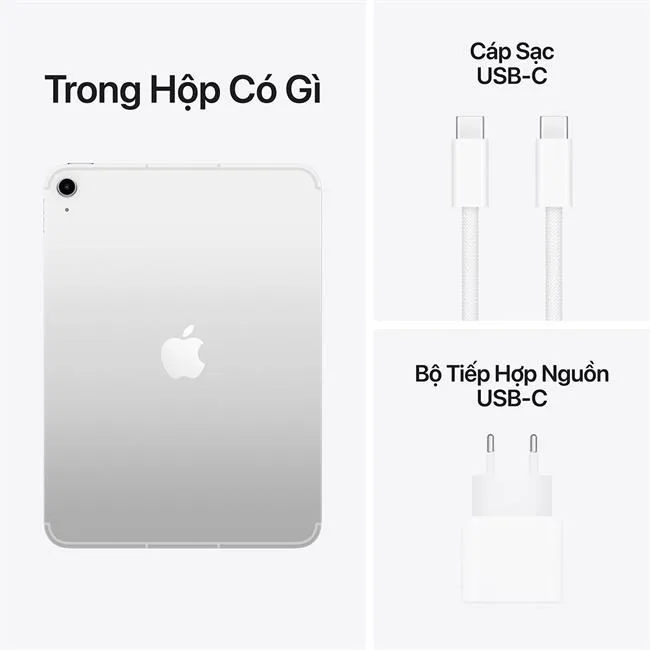 iPad A16 5G 128 GB màu Bạc – ảnh 32
