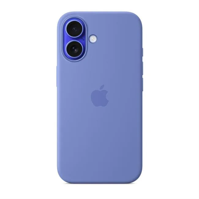 Ốp lưng MagSafe iPhone 16 Silicone Apple màu Xanh nhạt – ảnh 1