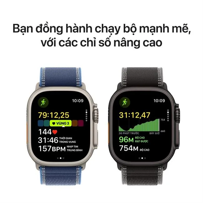 Apple Watch Ultra 3 GPS + Cellular 49mm viền Titanium dây Ocean màu Titan đen – ảnh 4