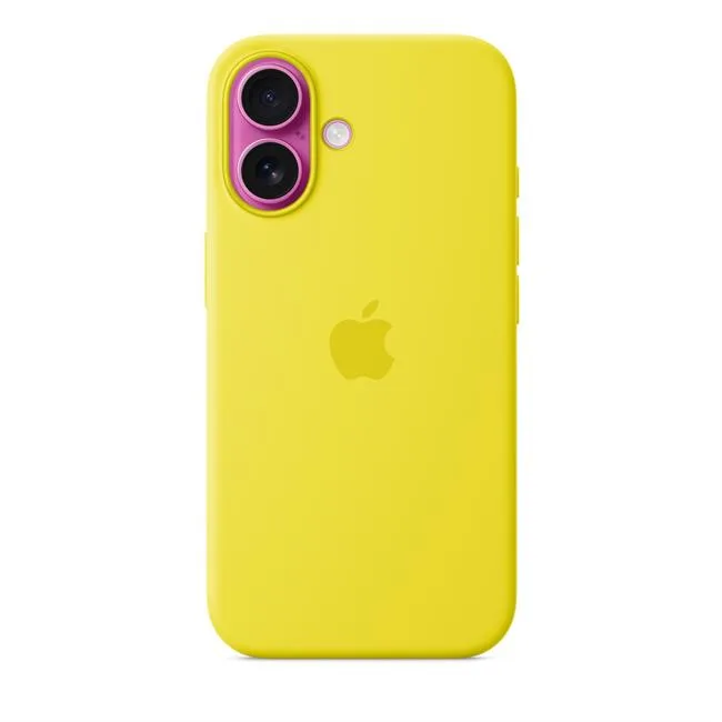 Ốp lưng MagSafe iPhone 16 Silicone Apple màu Vàng – ảnh 22