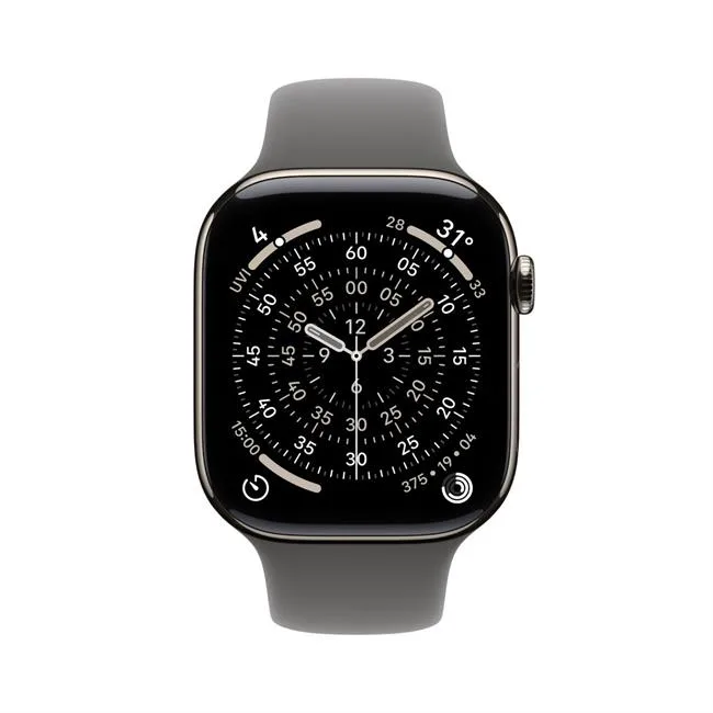 Apple Watch Series 11 GPS + Cellular 42mm viền Titanium dây thể thao màu Titan tự nhiên – ảnh 2