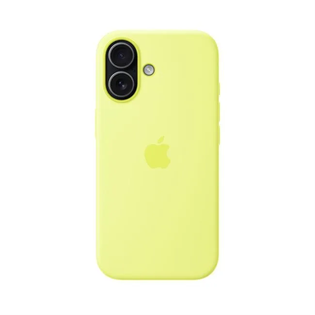 Ốp lưng MagSafe iPhone 17 Silicone Apple màu Vàng nhạt – ảnh 26