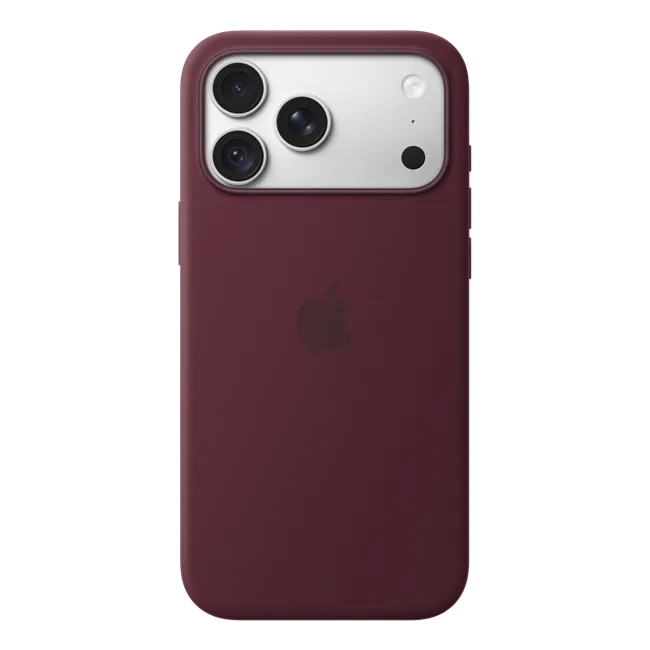 Ốp lưng MagSafe iPhone 18 Pro Max silicone Apple màu Đỏ Burgundy – ảnh 1