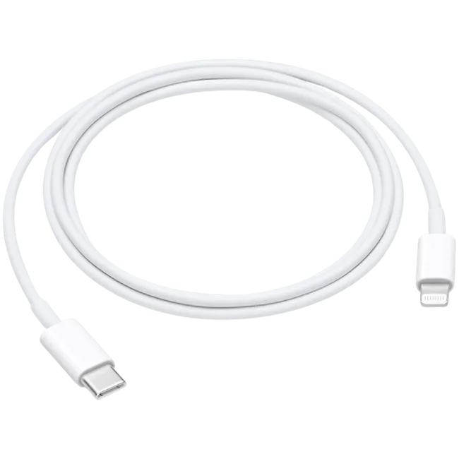Cáp sạc USB-C - Lightning 1m màu Trắng – ảnh 1