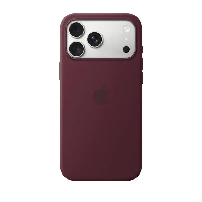 Ốp lưng MagSafe iPhone 18 Pro Max silicone Apple màu Đỏ Burgundy – ảnh 4