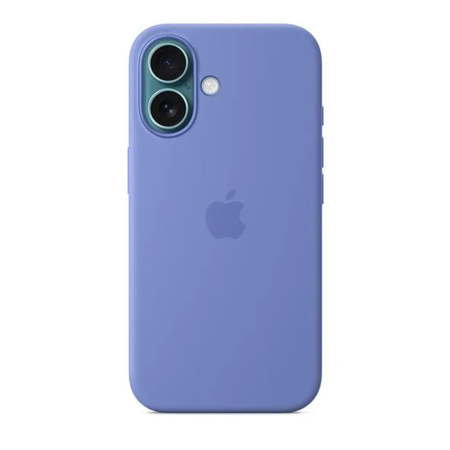 Ốp lưng MagSafe iPhone 16 Silicone Apple màu Xanh nhạt – ảnh 2