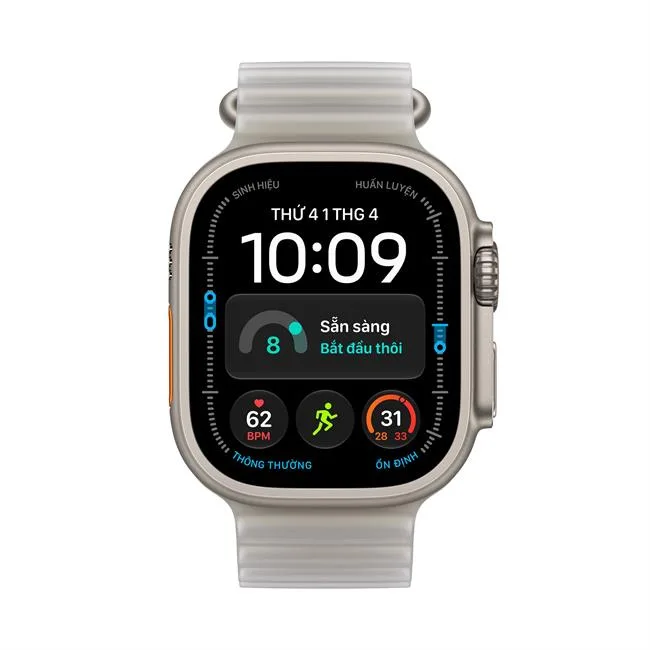 Apple Watch Ultra 4 GPS + Cellular 49mm viền Titanium dây Ocean màu Titan tự nhiên – ảnh 11