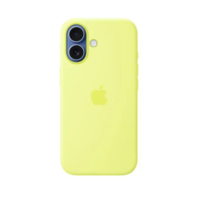 Ốp lưng MagSafe iPhone 17 Silicone Apple màu Vàng nhạt – ảnh 25