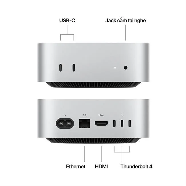 Mac Mini M4 16GB/256GB màu Bạc – ảnh 3