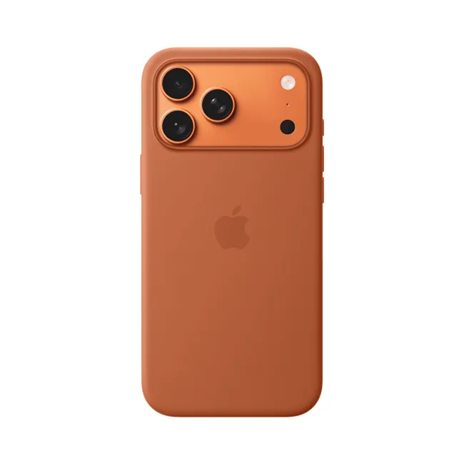 Ốp lưng MagSafe iPhone 17 Pro Max Silicone Apple màu Nâu – ảnh 10