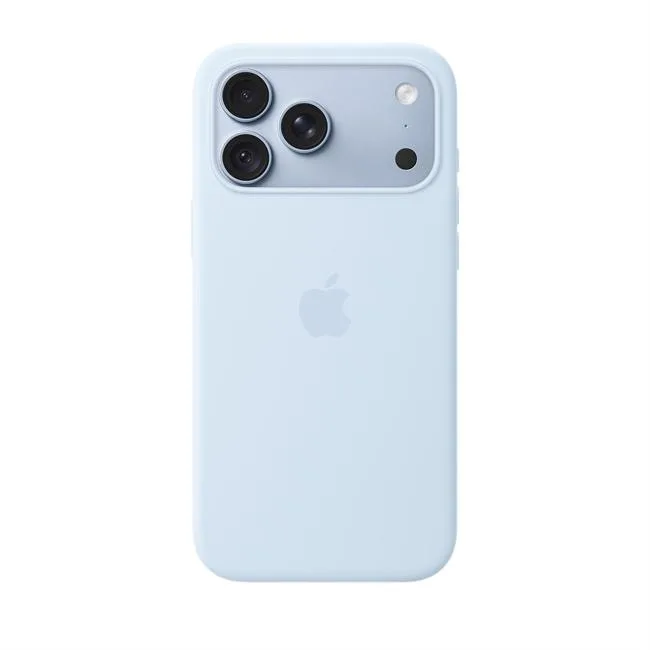 Ốp lưng MagSafe iPhone 18 Pro Max silicone Apple màu Xanh dương nhạt – ảnh 22