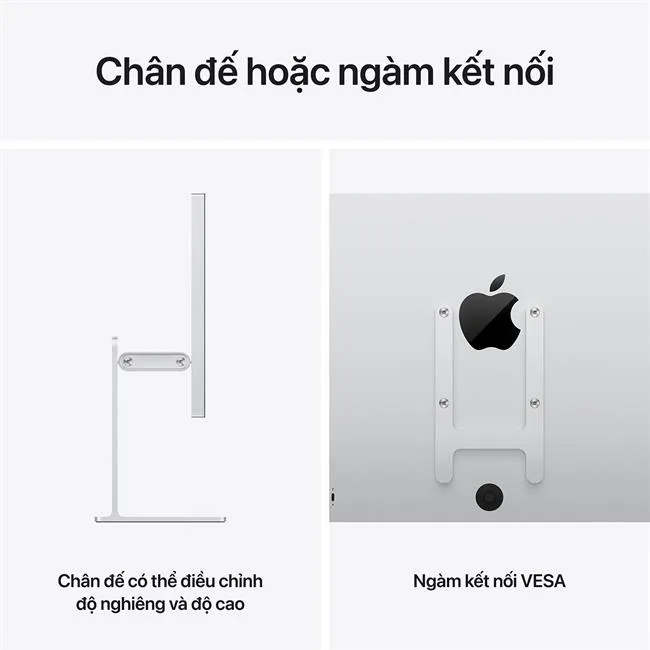 Studio Display 27 inch 5K XDR Chân đế điều chỉnh MFEL4SA/A màu Bạc – ảnh 9