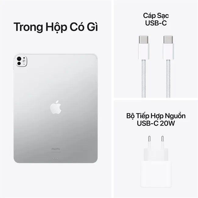 iPad Pro M4 13 inch Nano WiFi màu Bạc – ảnh 10
