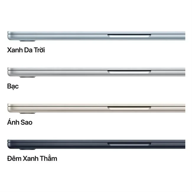MacBook Air 13 inch M5 16GB/512GB/8GPU 30W màu Vàng – ảnh 12