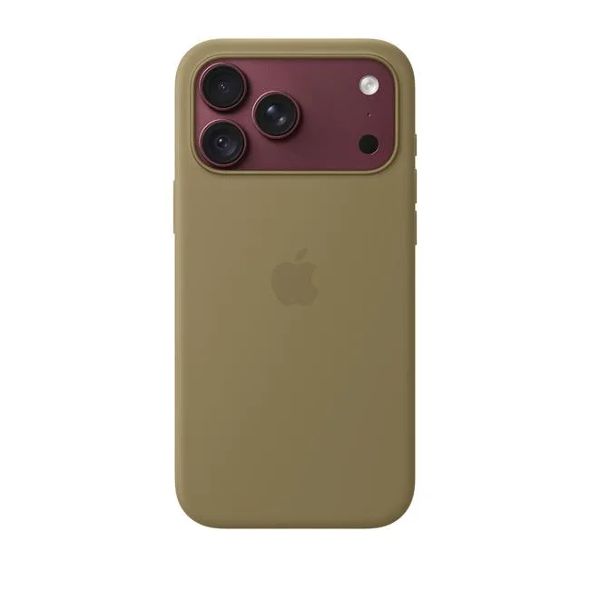 Ốp lưng MagSafe iPhone 18 Pro Max silicone Apple màu Xanh Oliu – ảnh 8