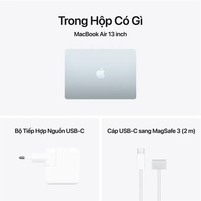 MacBook Air 13 inch M5 32GB/512GB 35W màu Xanh da trời nhạt – ảnh 27